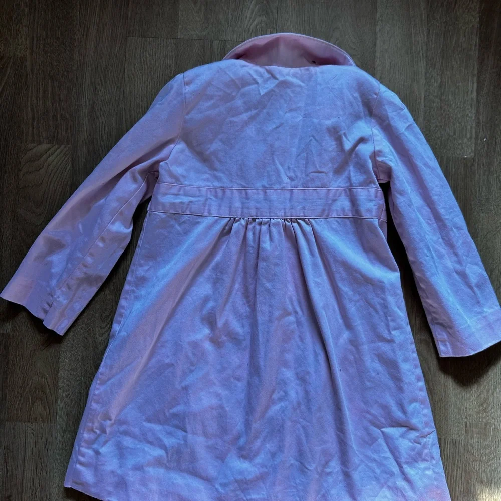 Jillian’s Closet retro pink and white dress with marching coat, for girls 4T